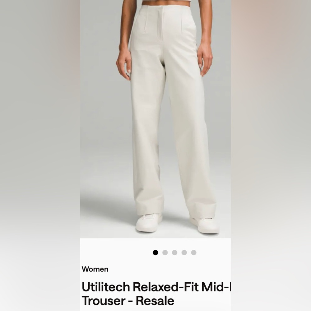 lululemon athletica Cream Utilitech Relaxed-Fit Trousers